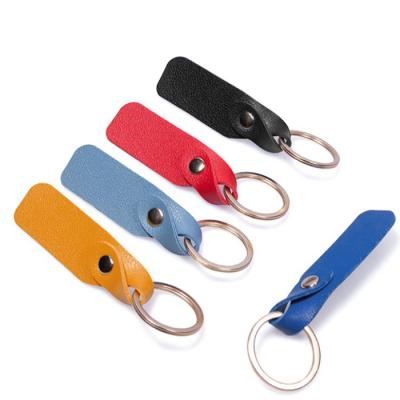 China Fashion Design Good Quality Factory Price Custom Luxury Key Chain Leather Tags for sale