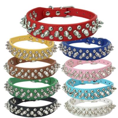 China Wholesale Personalized Luxury Leather Pet Collars For Dogs for sale