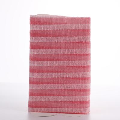 China EXFOLIATING Custom Eco Friendly Soft Skin Nylon Mesh Exfoliating Back Long Body Sponge for sale