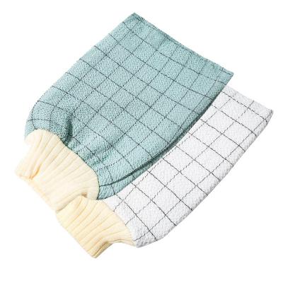 China EXFOLIATING Bath Gloves wholesale exfoliating glove exfoliating body glove scrub gloves for rayon material supply from factory direct for sale