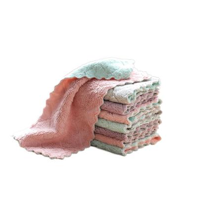 China Viable Soft Microfiber No Fiber Window Car Cleaning Cloth Towel Kitchen Cleaning Cloth Glass Cloth Factory Direct Sales for sale