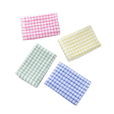 China Factory direct sales simple yarn-dyed home viable kitchen towel tea towel dish towel textile cotton kitchen cleaning cloth for sale