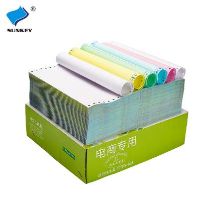 China Bills Sunkey NCR A4 Carbonless Copy Custom Printing Listing Paper Continuous Ream in 1-6 Ply Sheets for sale