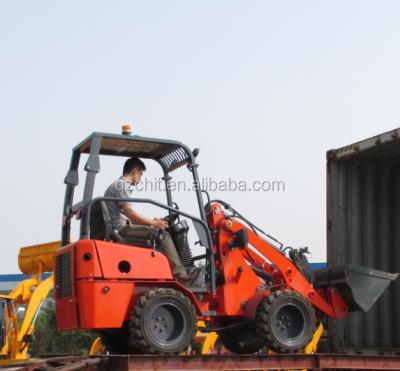 China ZL06 906 0.6 Ton Compact Wheel Loader Radlader Hoflader Mini Loader 0.25CBM for sale