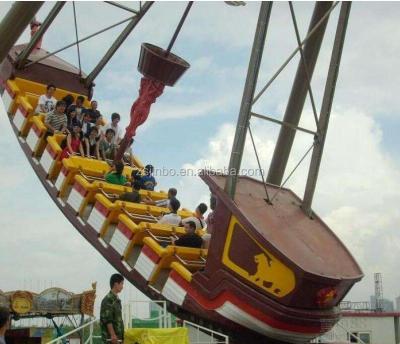 China FRP& Steel Outdoor Playground Attractions 24 Seats Viking Pirate Ship Attraction For Sale for sale