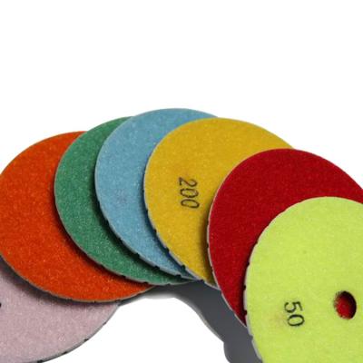 China Super Granite Diamond 3 Step Polishing Marble Dry Wet Polishing Pads for sale