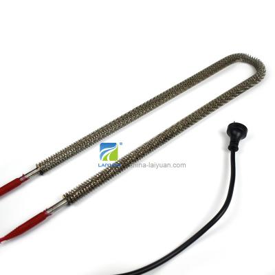 China Factory Laiyuan U Shape Finned Tubular Heat Pipe Heater Element for sale