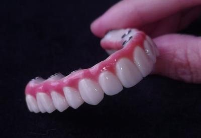 China All On X China Dental Lab Implants Hybrid Bridge Full Zirconia Dentures Bridge Over Tibases for sale