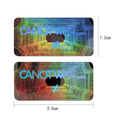 China Anti-counterfeit Yutai New Arrivals Tamper Proof Laser Warranty Label Secure Genuine Hologram VOID Sticker for sale