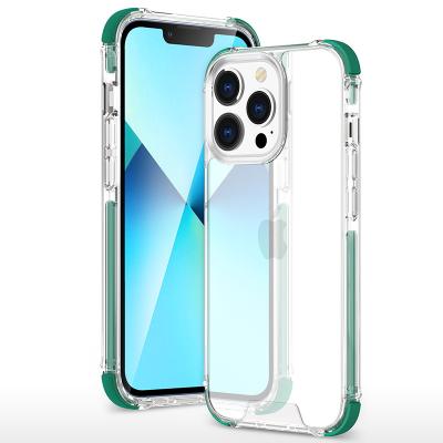 China Custom Designer Shockproof Armor Cell Phone Cover Luxury Customized Transparent Rugged Clear Cell Phone Case For iPhone 13 Pro Max for sale