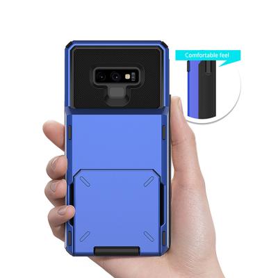 China 5 Cards Can Be Placed Card Insert For Mobile Phone Accessory For Samsung Note 9 Phone Case Credit Card for sale