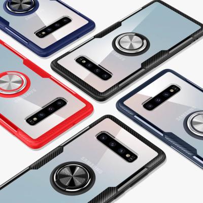 China Shockproof Magnetic Ring Stand Case Ring Holder Case Cover for Samsung galaxy s9/s10/s10e plus for sale