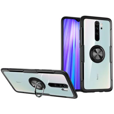 China Eco-friendly Phone Case For Xiaomi Redmi Note 8 Pro Magnet Ring Holder Case Material for sale