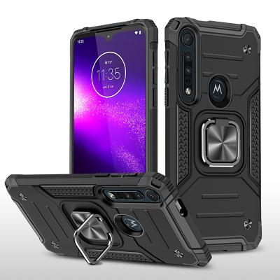 China Anti-drop Waist Qualit Cell Phone Case For MOTOROLA ONE macro/G8 plus/G8 Game case with Magnetic Ring Kickstand for sale