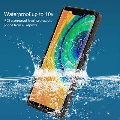 China High quality rugged ip68 shockproof certified 1.5M dropproof mate30 pro phone case 2M waterproof for Huawei with built-in screen protector for sale