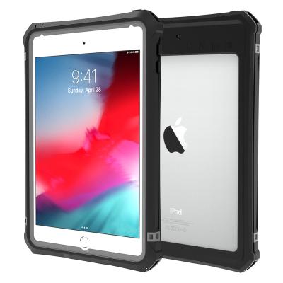 China Wholesale Sandproof Snowproof Dropproof Shellbox ip68 waterproof dustproof manufacturer certified mini 4/5 water proof case for IPad mini 4/5 with kickstand and lanyard for sale