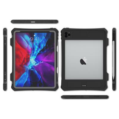 China For iPad Pro11 2021 Rugged Anti-drop Waterproof Case for iPad Pro 3rd Generation 11 inch iPad with Kickstand and Built-in Screen Protector for sale