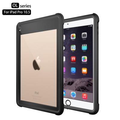 China For IPad Shellbox ip68 rugged shockproof 2 meter waterproof tablet case for iPad pro 10.5 with built-in screen protector and kickstand for sale