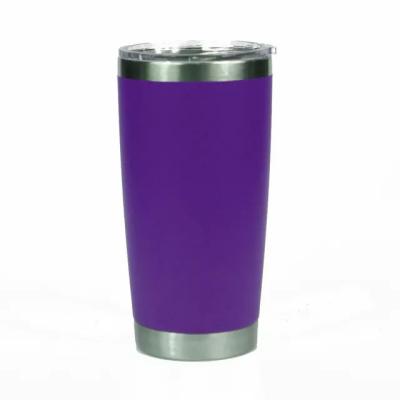 China PORTABLE High Quality Powder Coated Double Walled Vacuum Insulated Stainless Steel Sports Water Bottles for sale