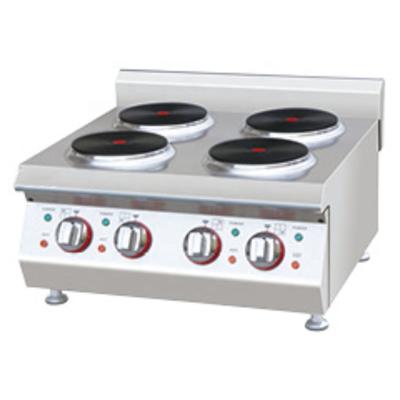 China Eco-Friendly+Smart Countertop Commercial Electric Cooker 4 Head Cooking Stove Restaurant Four Burner Electric Stove Catering Equipment for sale