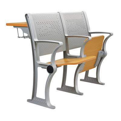 China Modern luxury aluminum alloy leg desk and chair used school furniture for sale for sale