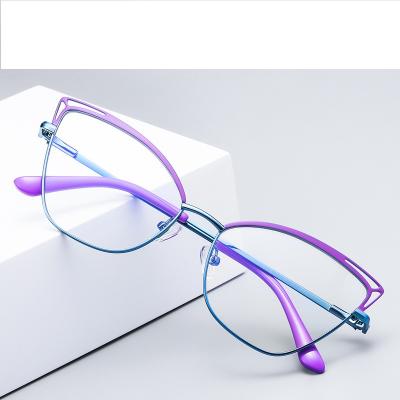 China For Reading Glasses Fashion Frame Cat Eye Women Custom Eyewears Design Glasses Anti Blue Light Glasses Frames for sale