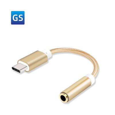 China Mobile Phone Earphone Data Transmission USB Audio Adapter 2 In 1 Converter Type-C To USB Adapter Audio Cable for sale