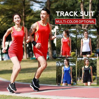 China High Quality Polyester Men/Women Gym Gym Athletics Shirt Marathon Tank Top Sport Sleeveless Vest Training Set Unisex for sale