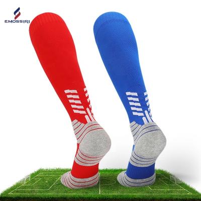 China Breathable 1 Pair Youth Soccer Long Knocks Spandex Youth Football Above Knee Knocks Baseball Outdoor Sports Socks for sale