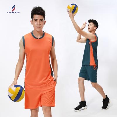 China Wholesale Polyester Mens Womens Volleyball Sets Sports Clothing Soccer Football Volleyball Jerseys Shorts Uniforms Training Running Suit Set for sale