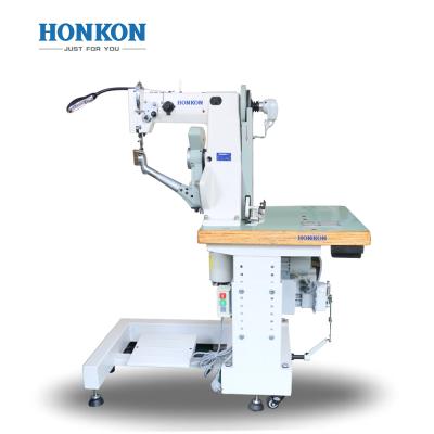 China Factory HK-168 single needle seated type inseam sewing machine suitable for board sewing shoes and leather shoes for sale