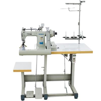 China Clothing Shoes Handbag Direct Drive Feed Off Arm Chainstitch Sewing Machine Suitable For Raincoat Etc. jeans for sale