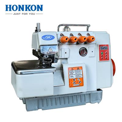 China HK-747D industrial direct drive sewing machine overlock cut fabric 3 thread 4 thread 5 thread edge for sale