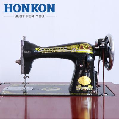 China HK-2-1 classic garment sewing machine with wooden handle and case for families and garment factories sew cotton ramie wool fabric for sale