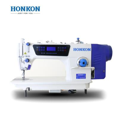 China Apparel HK-9987 A Straight Stitch On A Computerized Sewing Machine Straight Line Lockstitch Sewing Machine for sale