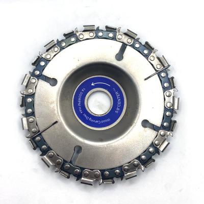 China Cheap Cutting Price Wood Carving 4 Inch Chain Disc Chainsaw Grinder Disc For Angle Grinder for sale