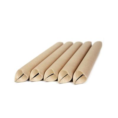 China Biodegradable Recycled Kraft Paper Cardboard Mailing Poster Tube Packaging Mailing Tube for sale