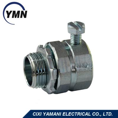 China YMN Steel Electrical Fittings Rigid Set Screw IMC Conduit Connector for sale