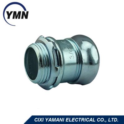 China EMT Steel Compression Connector for sale