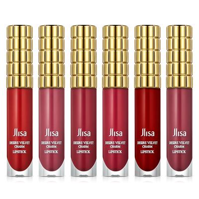 China Custom High Quality Matte Lipsticks Beauty Lipstick Set Private Label Jlisa Lipsticks 6 Colors Lip Gloss Lip Gloss Lipstick Beauty Makeup for sale