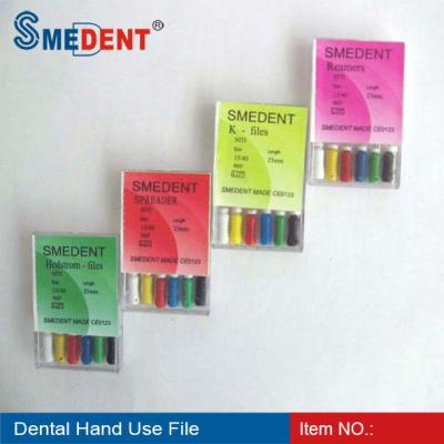 China Root-Canal Filling Material Endodontic Files Dental Hand Use Files for sale