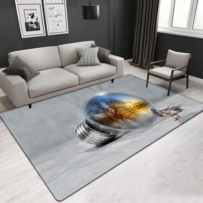 China Aesthetic 3D Modern Figure Artistic Living Room Carpet Hotel Area Rugs (3*4m) for sale