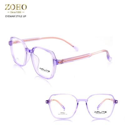 China New unisex fashion women and youth fashion ZOHO fashion glasses frames colorful transparent glass designer eyewear for sale