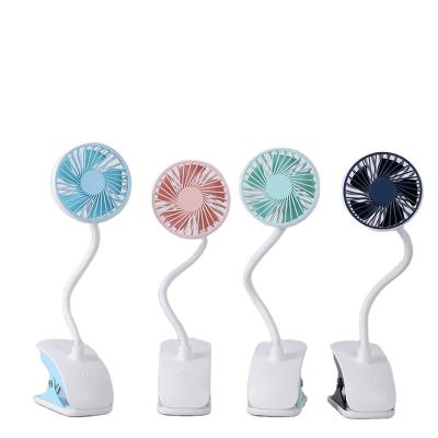 China Newly Popular Rechargeable Portable Hotel Folding Fan With Battery Clip for sale