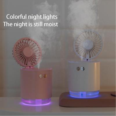 China High Quality Hotel Usb Charging Water Jet Water Jet Cute Little Fan for sale