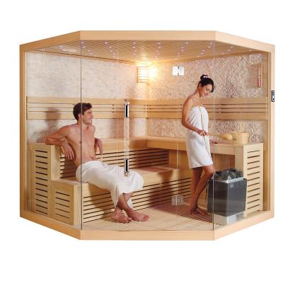 China Computer Control Panel 2022 swankia Luxury far infrared sauna room for sale,outdoor red cedar sauna room for sale