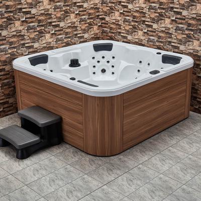 China Modern sexy 5 person use balcony hot tub, bath spa, round acrylic spa for sale