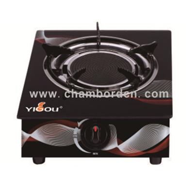 China Hotel Factory Cheapest Single Burner Table Stainless Steel Gas Stove YG-B5023 for sale