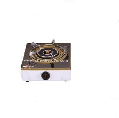 China Hotel Table Stainless Steel Home Infrared Single Burner Gas Cooktop for sale