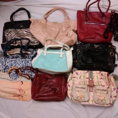 China Bags International Wholesale Fashion Used Bag Used Second Handbags Handbag for sale